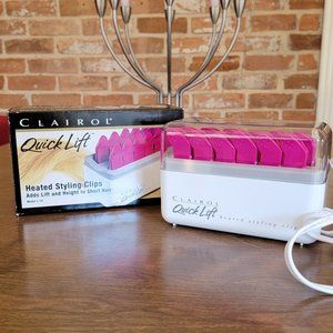 Vintage 90's Clairol Quick Lift Heated Styling Clips in Excellent Condition